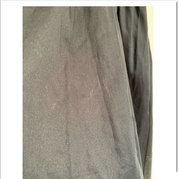 Topshop Shirred/Smocked Cotton Poplin Midi black Dress XS (size US 0-2) - Picture 9 of 10